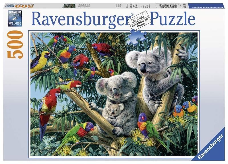 Koalas in a Tree Puzzle 500p - RAVENSBURGER