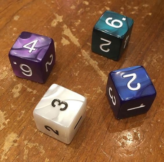 Koplow Dice - D6 Pearl