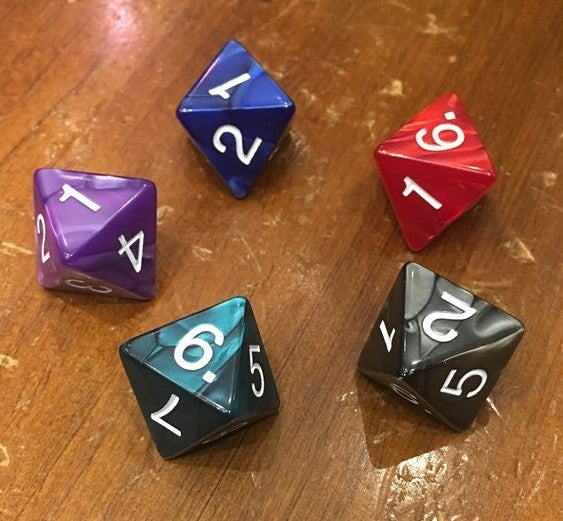 Koplow Dice - D8 Pearl