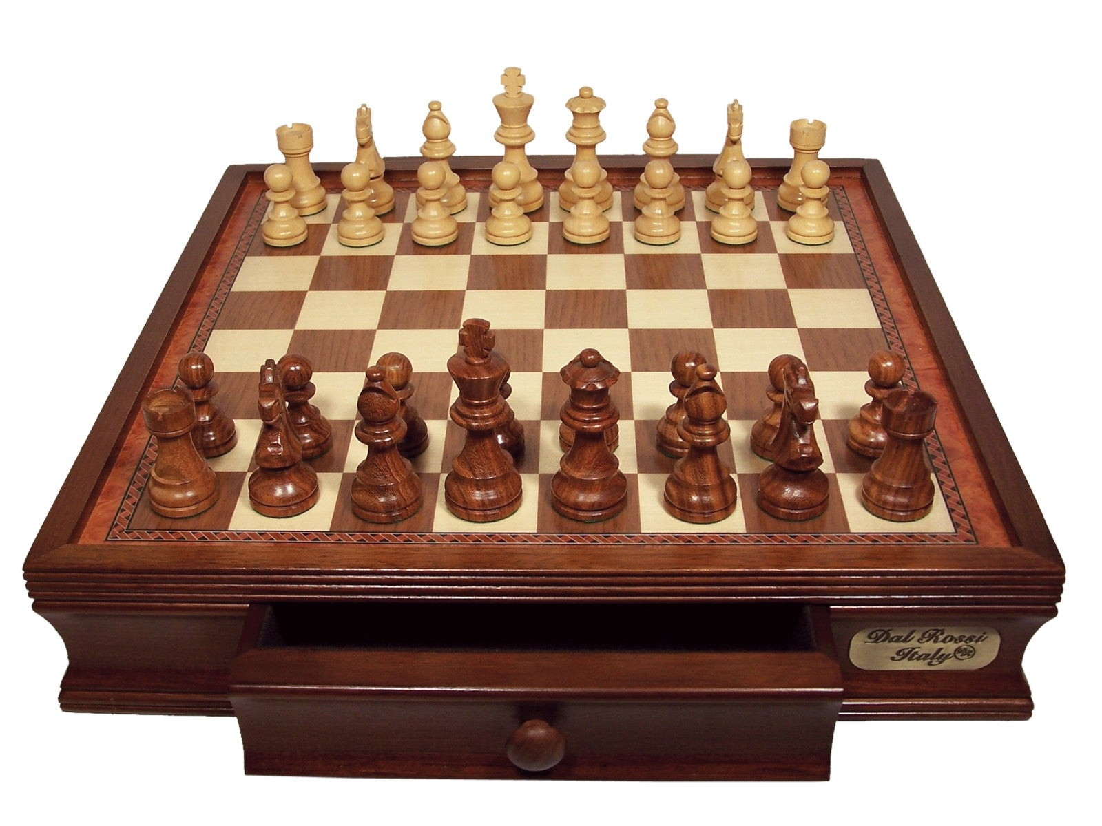 L2204DR - 40cm Classic Wood Staunton Chess SET