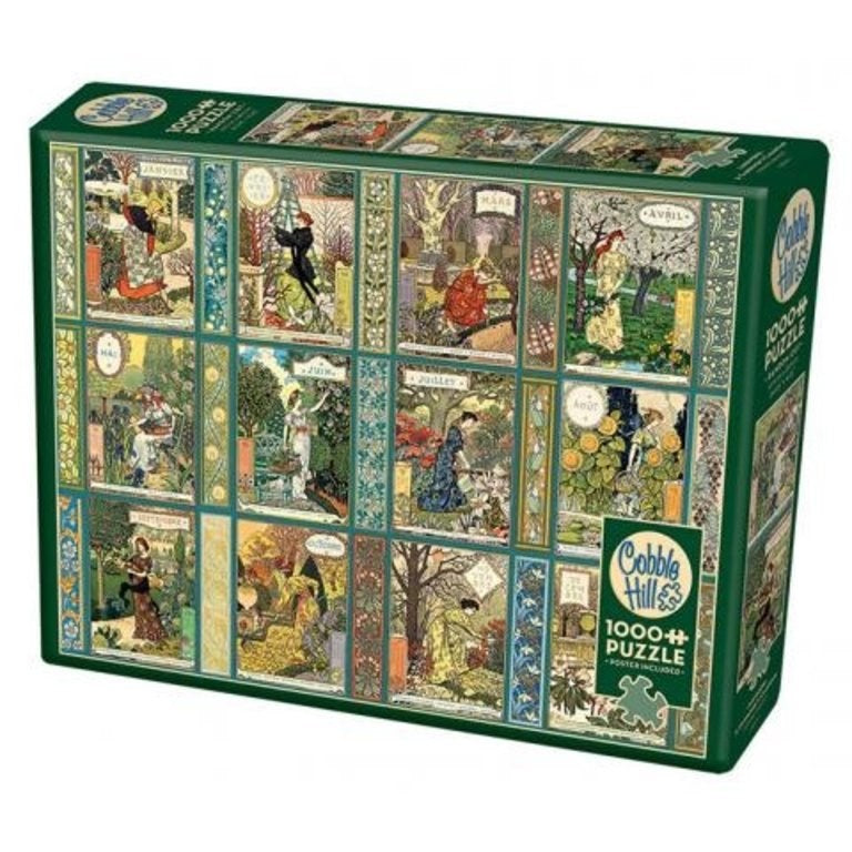 Gardeners Calendar 1000pc - Cobble Hill