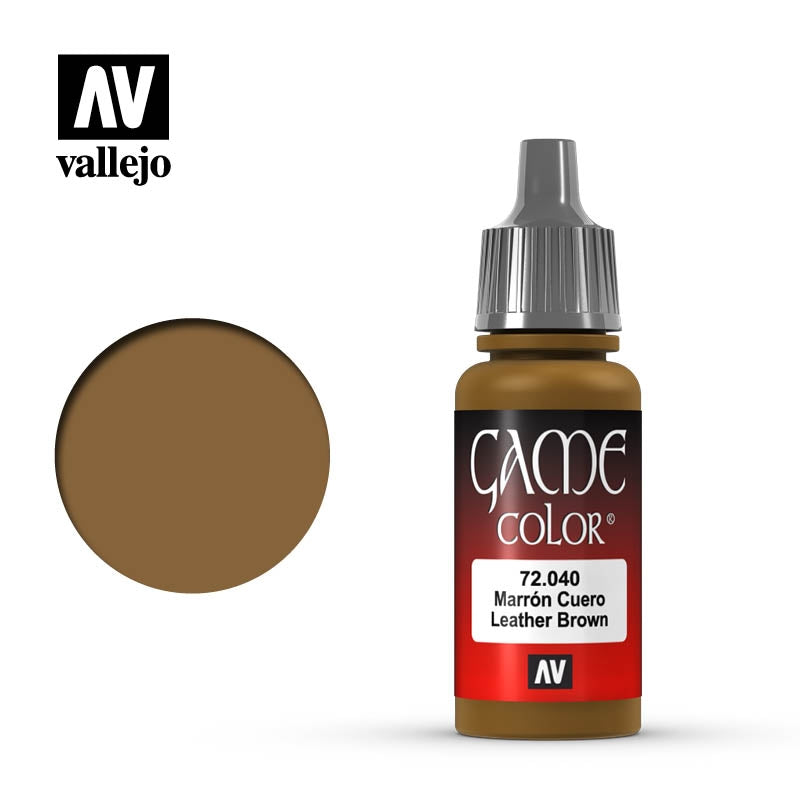 Leather Brown 18 ml Vallejo Game Colour