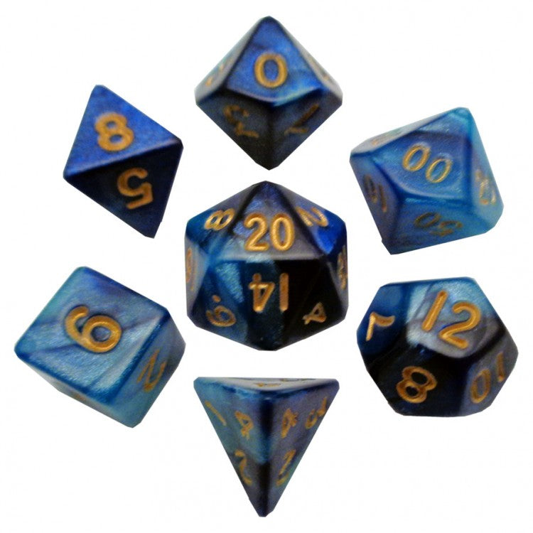 7-set Mini DKBULTBUgd - MDG Mini Polyhedral Dice Set