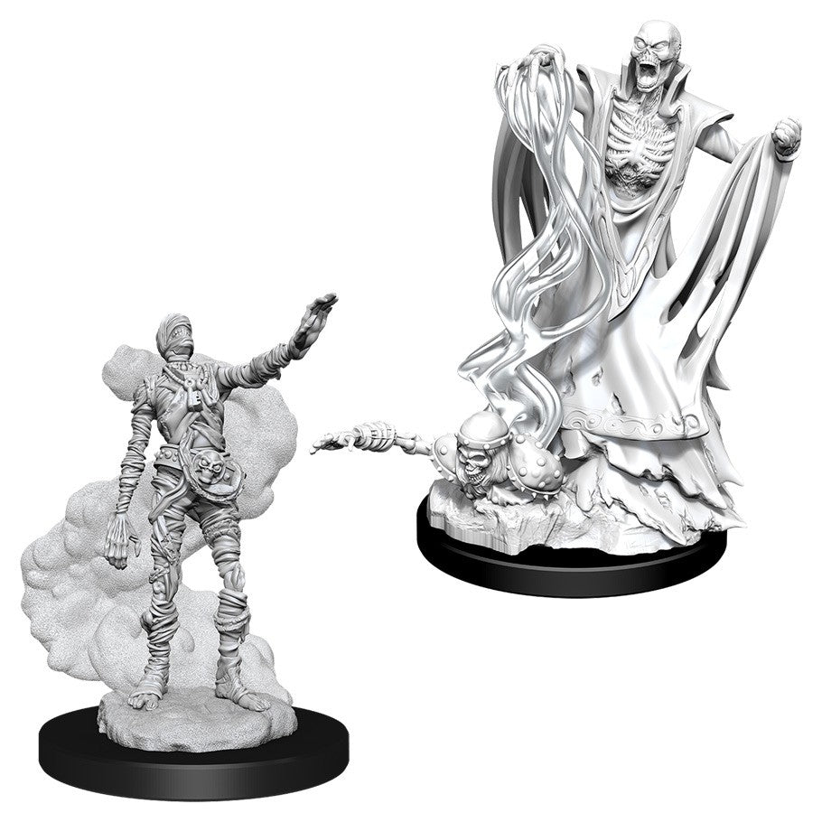 Lich & Mummy Lord - D&D Nolzurs Marvelous Unpainted Miniatures