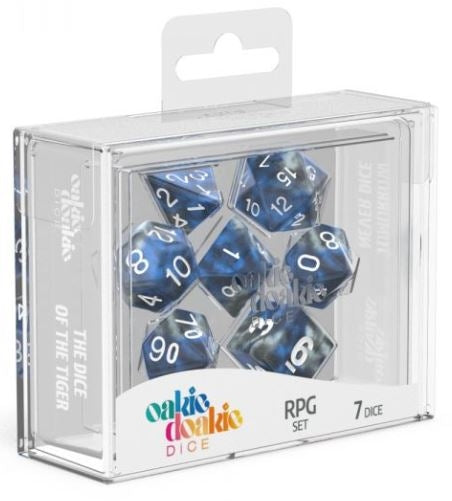 Liquid Steel (7) - GemiDice - Oakie Doakie Dice RPG Set