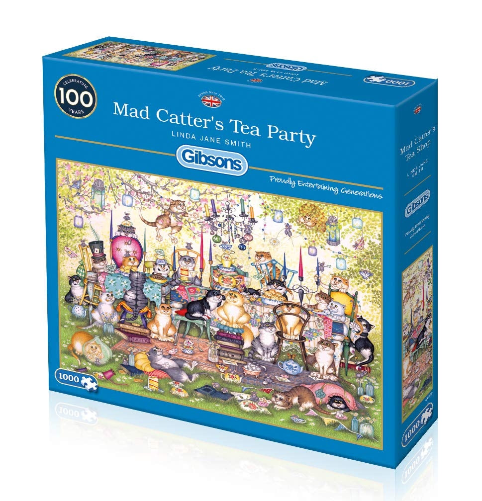 MAD CATTERS TEA PARTY 1000pc - Gibsons