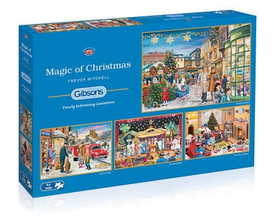 Magic of Christmas 4 x 500pcs - Gibsons