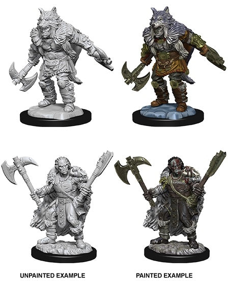 Half-Orc Male Barbarian - D&D Nolzurs Marvelous Unpainted Miniatures