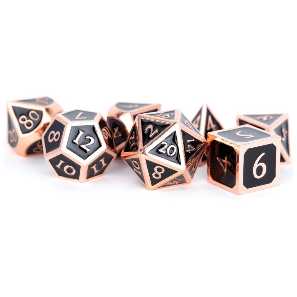 MDG Metal Dice Set - Antique Copper