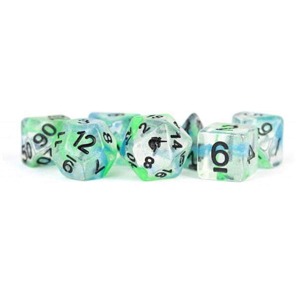 Unicorn - Sea Kelp - MDG Resin Polyhedral Dice Set