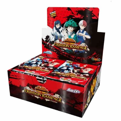 Wave 2 Crimson Rampage Booster Box - My Hero Academia CCG