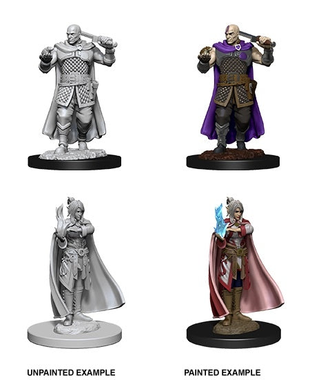 Human Ranger & Moon Elf Sorcerer - D&D Nolzurs Marvelous Unpainted Miniatures