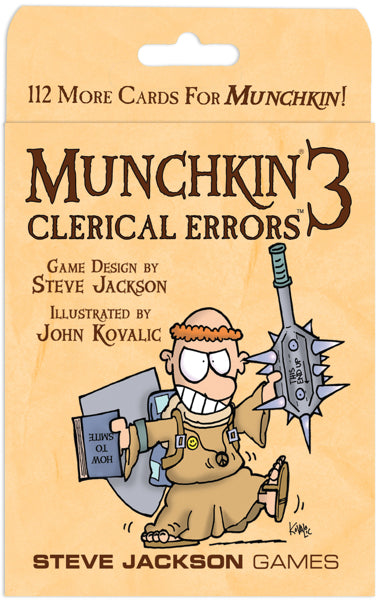 Munchkin- 3 Clerical Errors