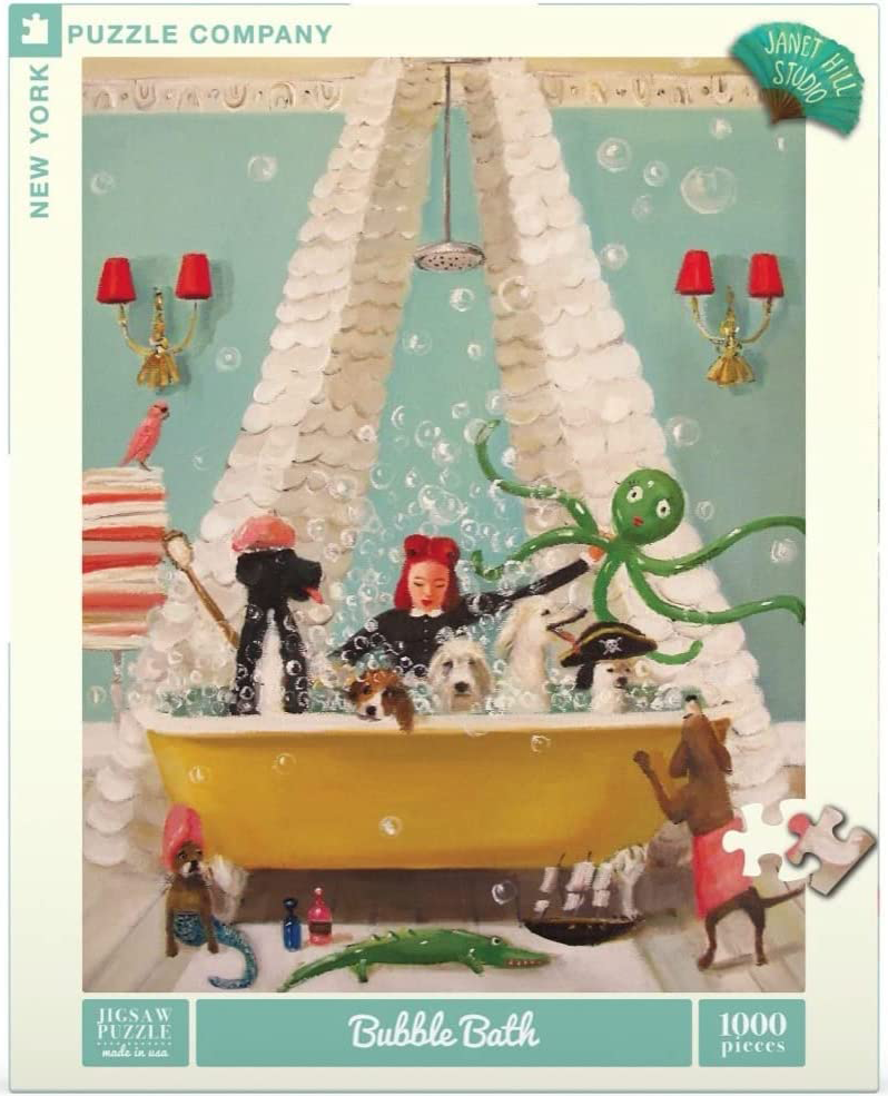 Puzzle Bubble Bath 1000p - Janet Hill