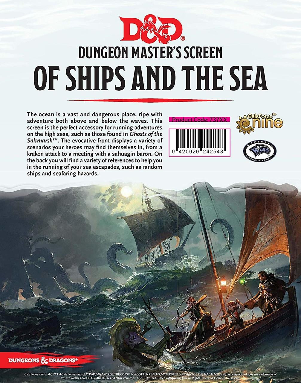 Of Ships and The Sea DM Screen - D&D