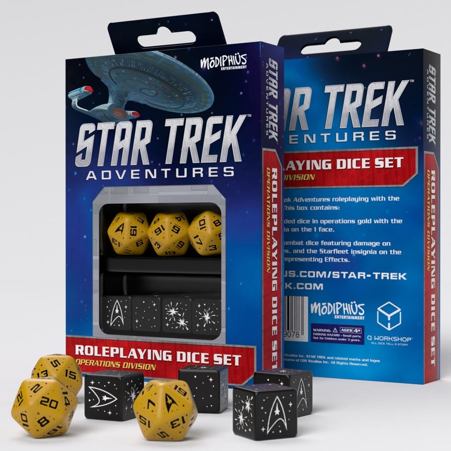 Operations Gold Dice Set - Star Trek Adventures