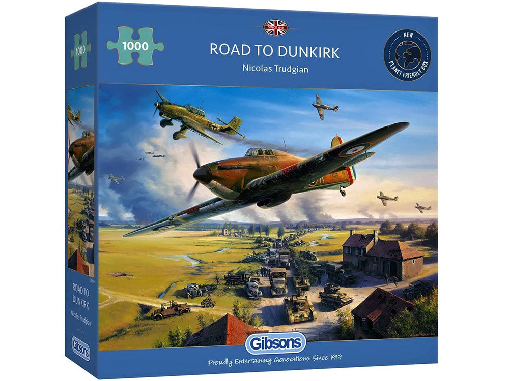 The Road to Dunkirk 1000pc - Gibsons