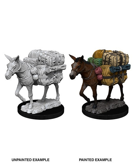 Pack Mule - WizKids Deep Cuts Unpainted Miniatures