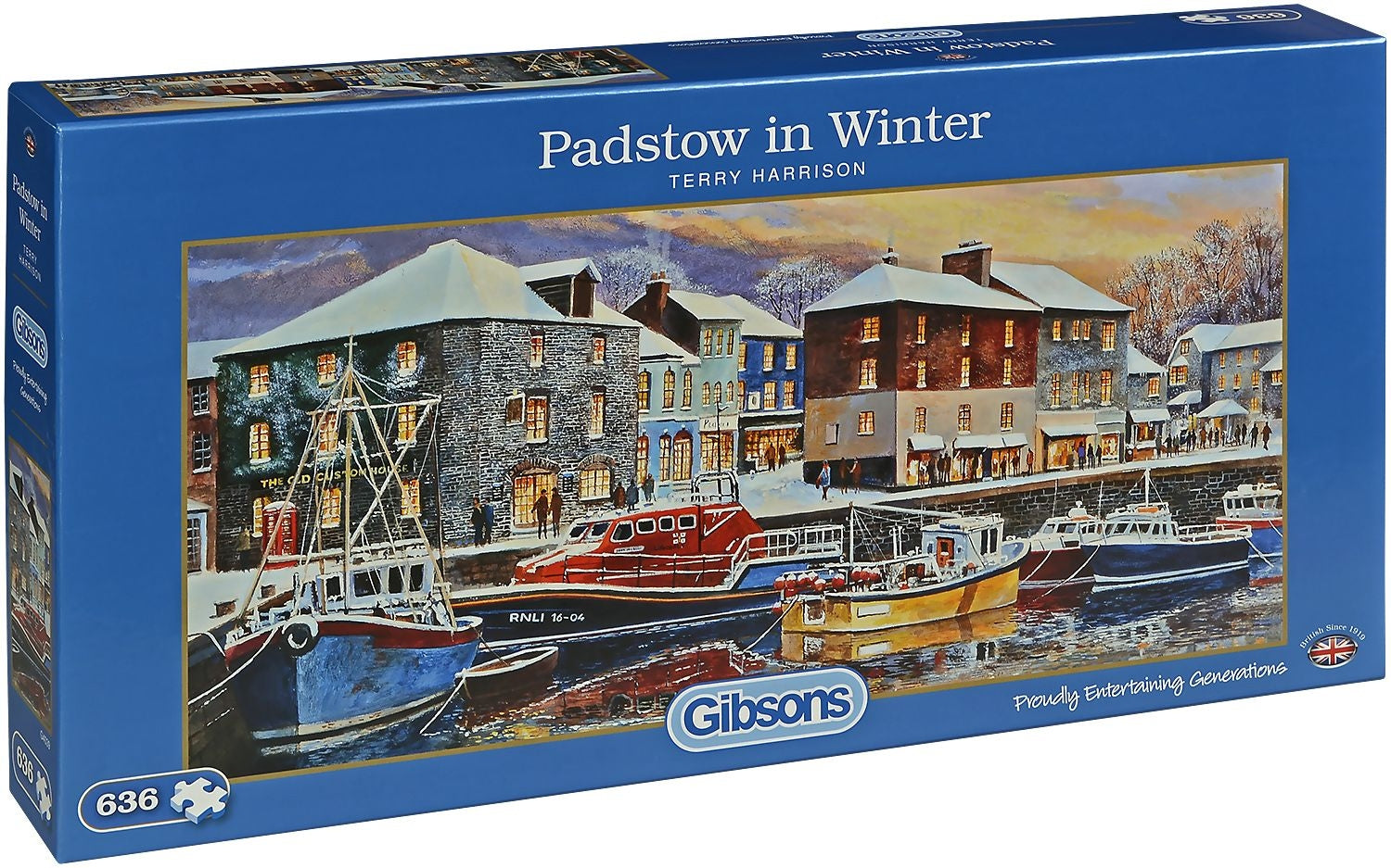 Padstow in Winter 636pc - Gibsons
