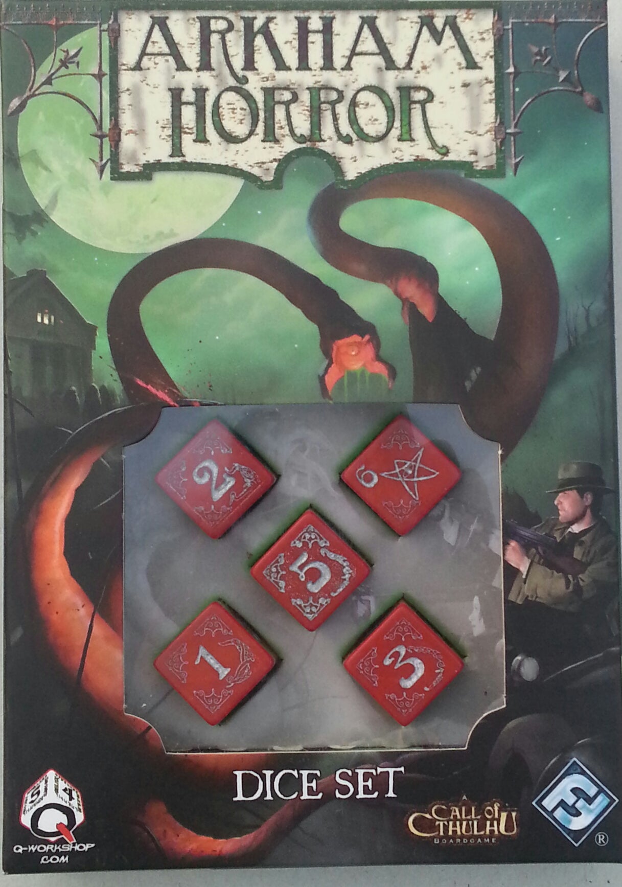 Arkham Horror Cursed dice set