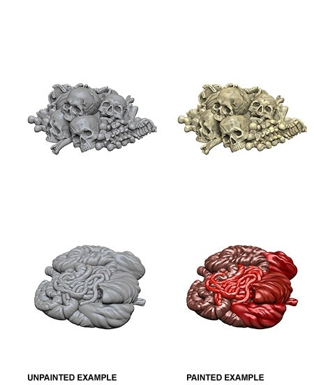 Pile of Bones & Entrails - WizKids Deep Cuts Unpainted Miniatures