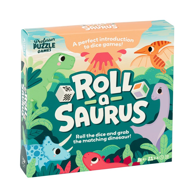 Roll-A-Saurus Matching Dino Game