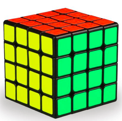 Black QiYi 4x4 Cube