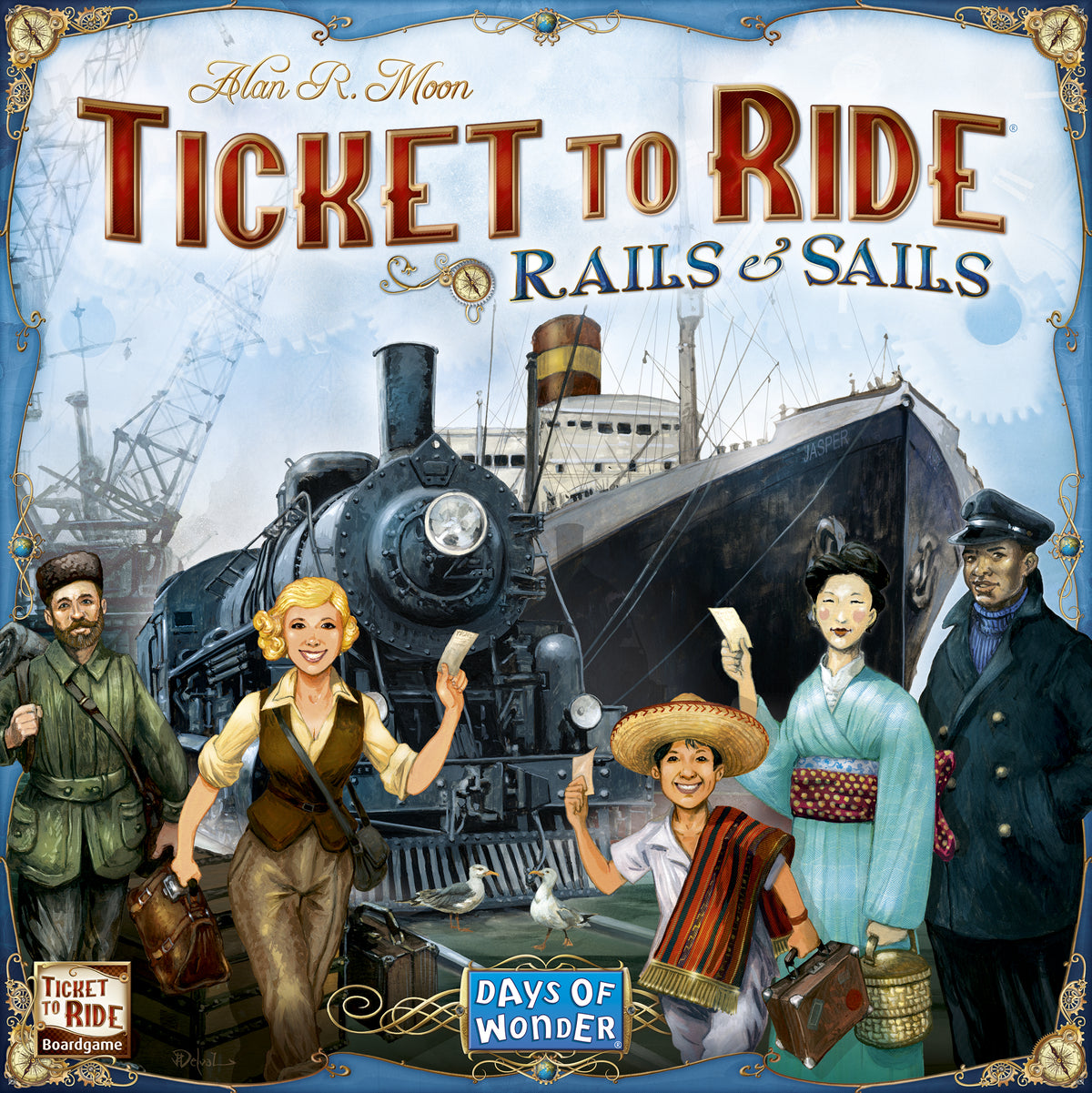 Australian Rails Game Ticket to Ride - Rails and Sails — Games World South Australia