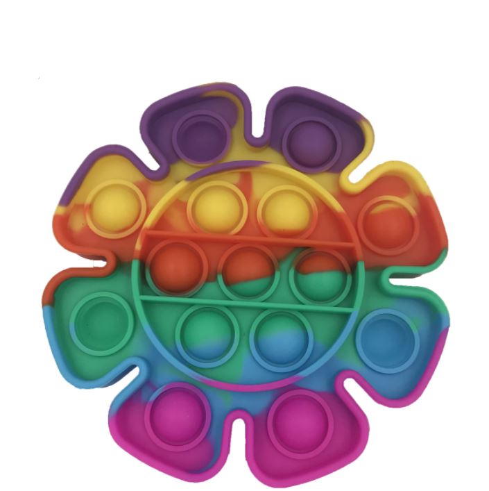 Flower - Pop It - Rainbow