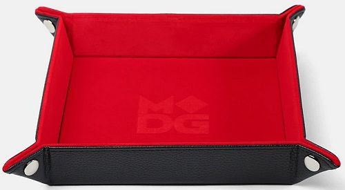Red Velvet Folding Dice Tray - 10x10