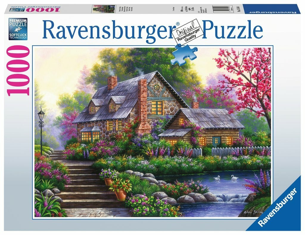Romantic Cottage Puzzle 1000p - RAVENSBURGER