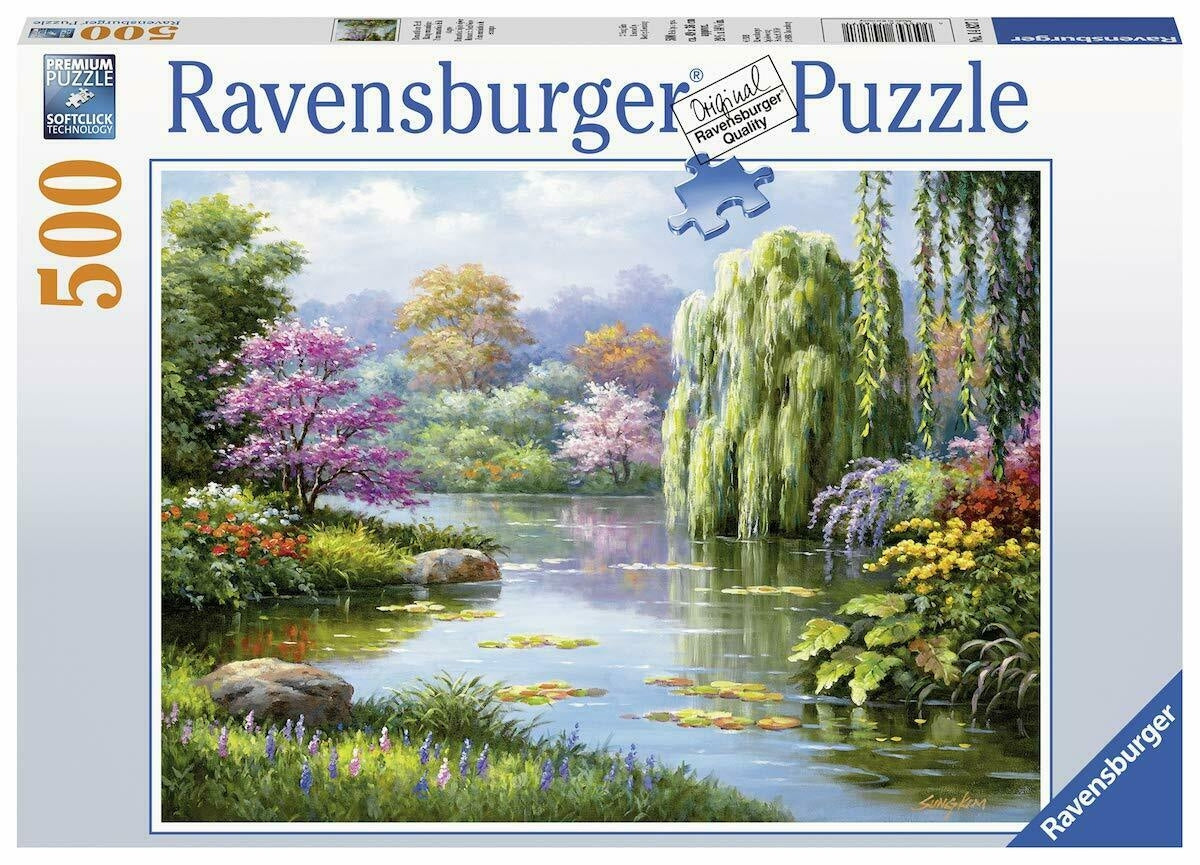 Romantic Pond View Puzzle 500pc