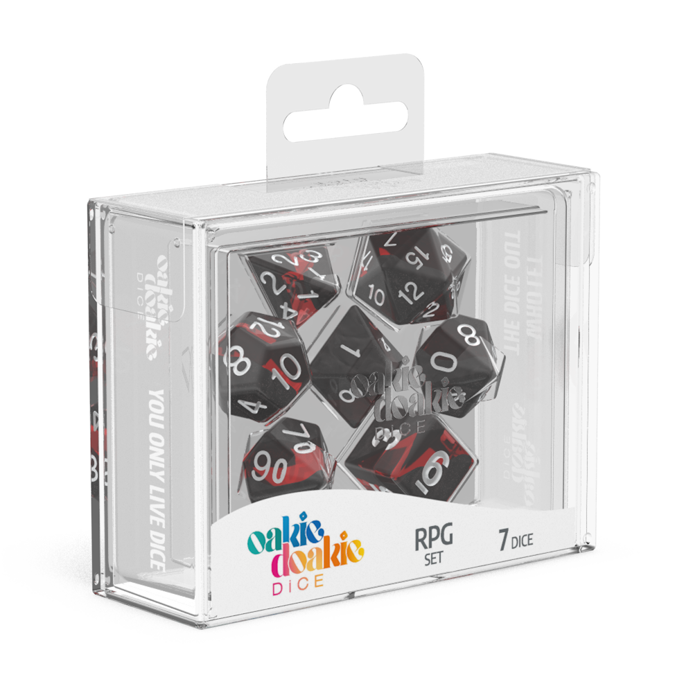 Ruby (7) - Enclave - Oakie Doakie Dice RPG Set