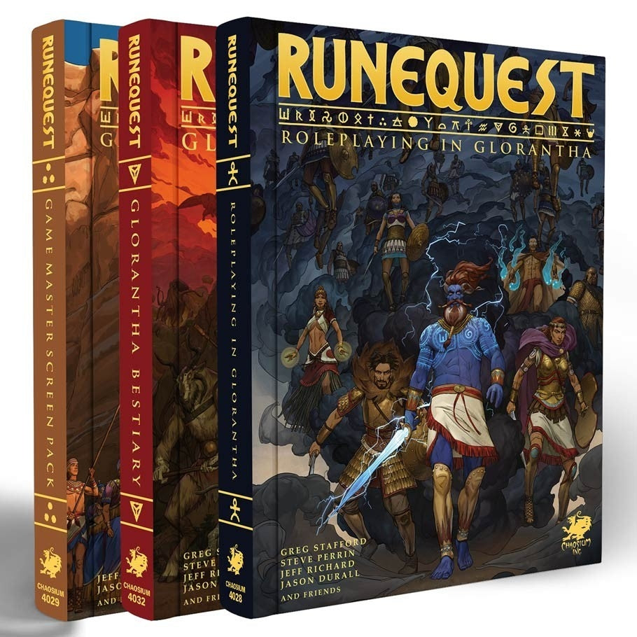 Runequest - Deluxe Slipcase - Glorantha Core Rulebooks
