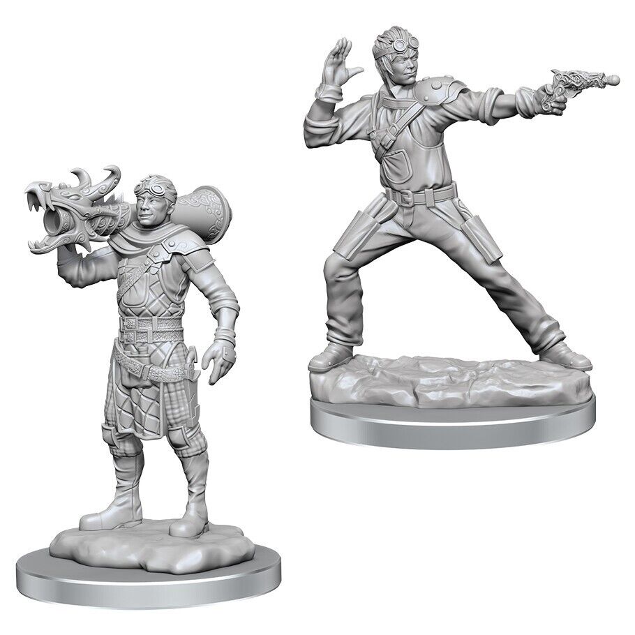 Human Artificer & Human Apprentice - D&D Nolzurs Marvelous Unpainted Miniatures