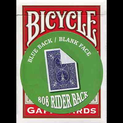 BLANK FACE TRICK DECK Bicycle Cards Standard - Rider Backs 808