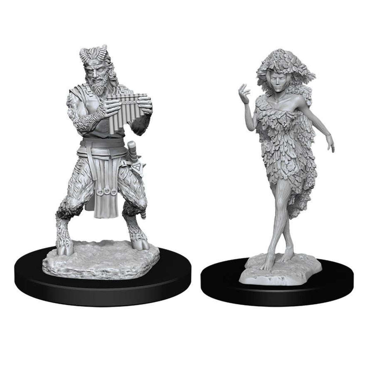 Satyr And Dryad - D&D Nolzurs Marvelous Unpainted Miniatures