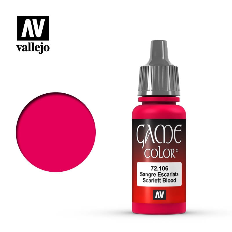 Scarlet Blood 18 ml Vallejo Game Colour