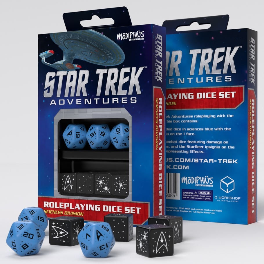 Sciences Blue Dice Set - Star Trek Adventures