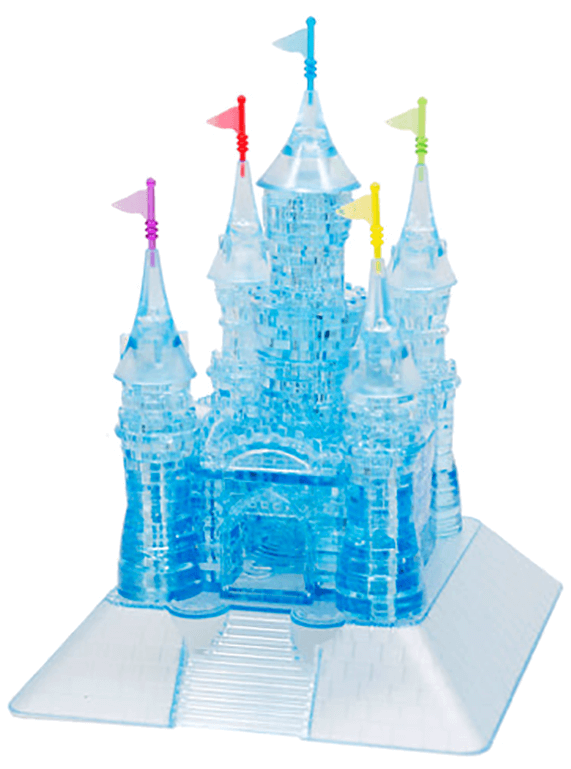 Grand Castle Dark Blue - 3D Crystal Puzzle