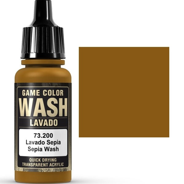 Sepia Wash 18 ml Vallejo Game Colour