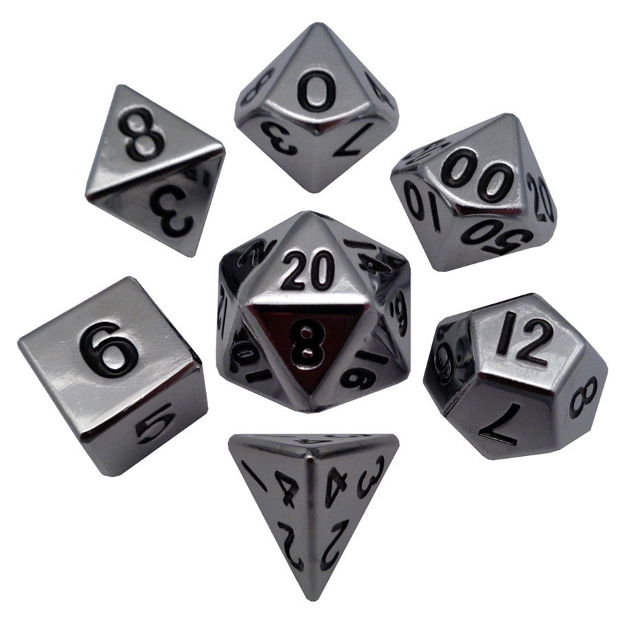 Silver - MDG Metal Dice Set