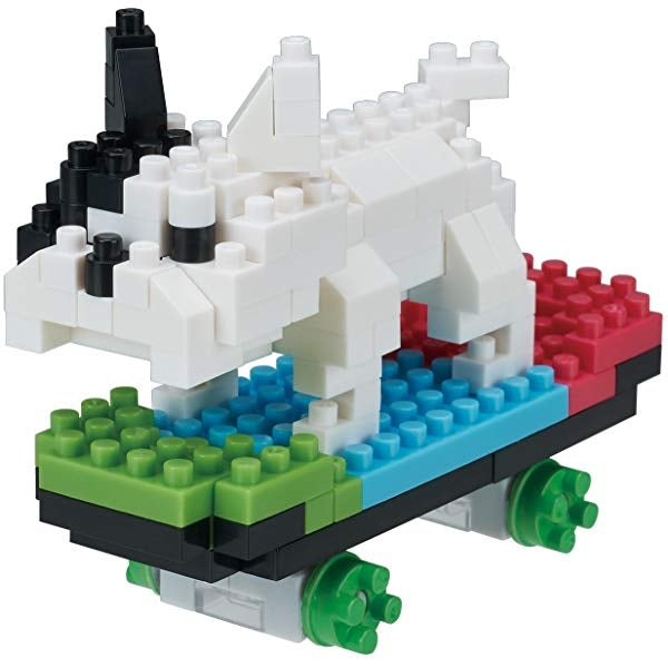 Animals in Action Skateboarding Dog - Nanoblock