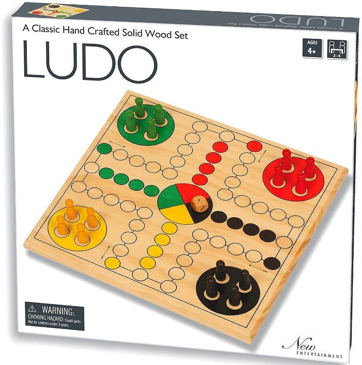 Solid Wood Ludo