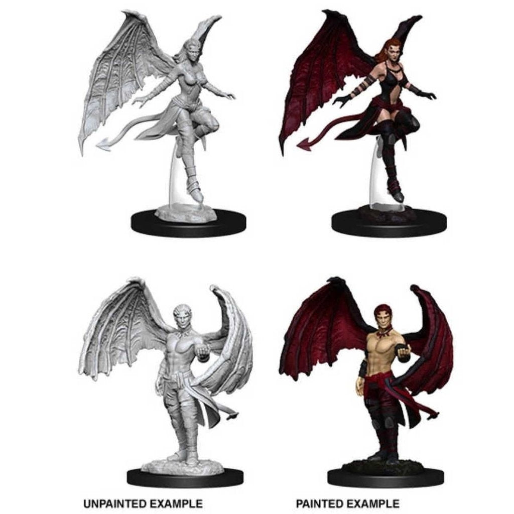 Succubus & Incubus - D&D Nolzurs Marvelous Unpainted Miniatures