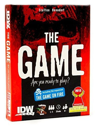 The Game with The Game On Fire expansion — Games World South Australia