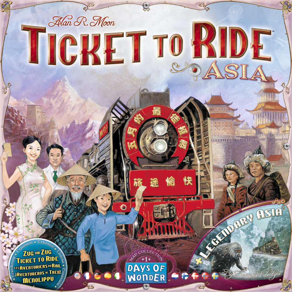 Asia - Ticket to Ride - Map pack 1