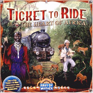 Heart of Africa - Ticket to Ride - Map pack 3