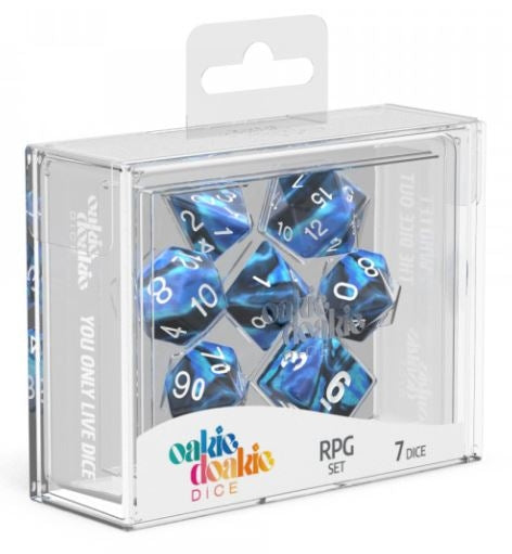 Twilight Stone - Gemdice RPG Dice - 7 Set Oakie Doakie Dice