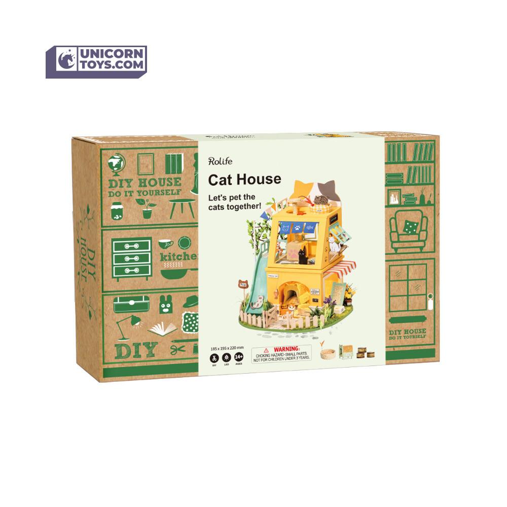 CAT HOUSE - DIY MINI HOUSE - ROBOTIME